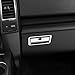 Voodonala Chrome Co-Pilot Organizer Storage Box Handle Trim for Ford F150 2015 2016 2017