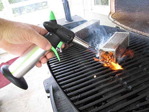 Stainless-Wood-Pellet-Smoker-Tube-and-Top-Quality-Butane-Torch-Lighter-BundleGift-Set-for-Barbecue Stainless-Wood-Pellet-Smoker-Tube-and-Top-Quality-Butane-Torch-Lighter-BundleGift-Set-for-Barbecue