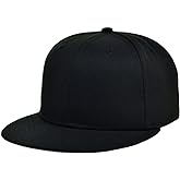 Lids Blank Full Court w/Colored UV Fitted Cap (Black/Grey,7)