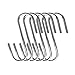 Cooks Standard 4-Inch/10cm Steel S Shaped Pot Rack Hooks, Set of 6