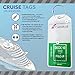 Cruise Tags - Luggage Etag Holders Zip Seal & Steel Loops Thick PVC