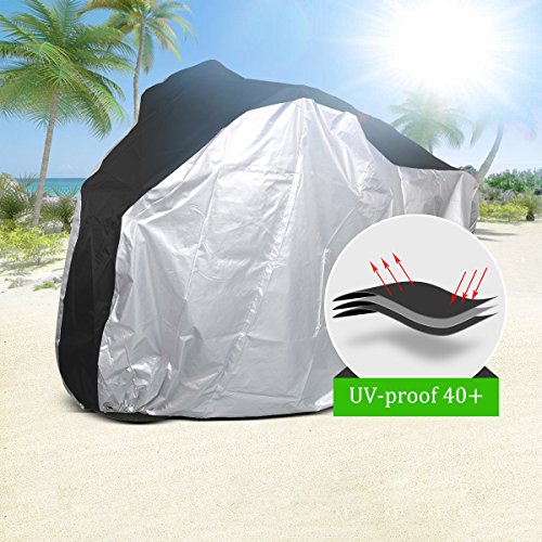 image for iHomeGarden Bike Cover - Outdoor Waterproof Anti-Dust Bicycle Wheel Co