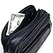 Mens Waist Pack Small Messenger Bags Tactical Mobile Phone Pouch Leather Travel Bags Cases Holsters (Black WK4EN)