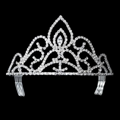 Kylea Crystal Rhinestone Pageant Crowns Tiaras