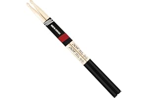 Drum Sticks for Drums, Natural Solid Wood丨Weight Balanced丨Non-Slip Grip, Live Performance & Drum Kit Practice Accessories, Pe
