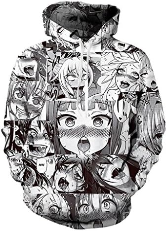 Hoodies Sweatshirt Autumn Winter Men's Long Sleeve Pullovers 3d Print Tracksuit Plus Size