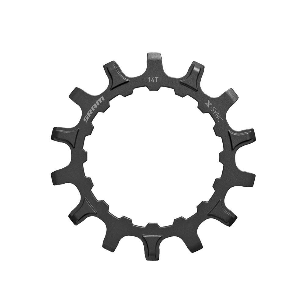 Sram Unisex X-sync Sprocket for Bosch Motors 14t Straight Steel Black Chainring, Black, UK