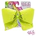 JoJo Siwa Signature Collection Hair Bow with Rhinestones - Lemon Lime With Sticker Patch Set Included