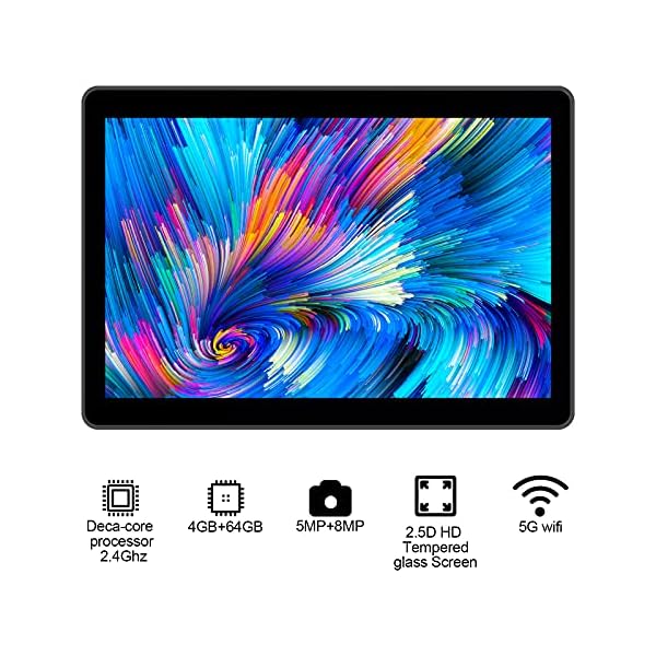 Tablets-10-Inch-Android-100-4GB-RAM-64GB-ROM-Tablet-with-Keyboard-PC-Deca-core-Processor-24GHz-HD-IPS-Touch-Screen-8000mAh-Battery-Bluetooth-GPS-WIFI-Type-C Tablets 10 Inch Android 10.0 4GB RAM 64GB ROM Tablet with Keyboard PC Deca-core Processor 2.4GHz HD IPS Touch Screen…