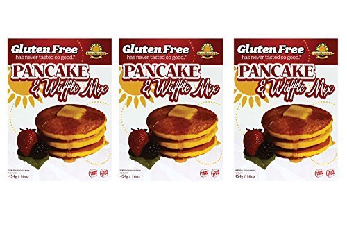 Kinnikinnick | Gluten Free Pancake & Waffle Mix 16 Oz [3 Pack] by Kinnikinnick
