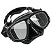 Scuba Choice Scuba Choice Black Diving Dive Snorkel Mask Nearsighted Prescription RX Optical Corrective Lenses, -4.0
