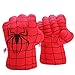Fairzoo Spider-Man Gloves Smash Soft Plush Fists Pairs Costume Red and Black