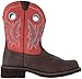 Ariat Women's Women's Fatbaby Heritage Cowgirl Boot, chocolate/coral, 10 B US
