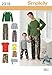 Simplicity Boys and Men's Lounge Wear and Dog Sweater Sewing Patterns, Children's Sizes S-L and Men's Sizes S-XL