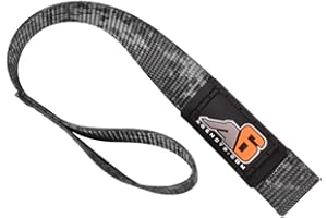 Agency 6™ Winch Hook Pull Strap - Digital Grey - 1 INCH Wide - Heavy Duty - Made in The U.S.A