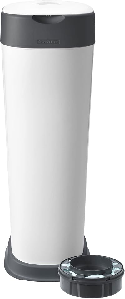 Tommee Tippee Twist and Click XL Nappy Bin White with Refill Cassette