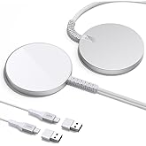 ESR Wireless Charger with MagSafe, Compatible with iPhone 17/16/15/14/13/12 Series, MagSafe Accessories, Strong Magnetic Lock