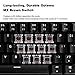 Velocifire Mini Size Wireless Mechanical Keyboard, 61-Key with Outemu Brown Switches for Copywriter, Typist and Programmer(No Backlit)