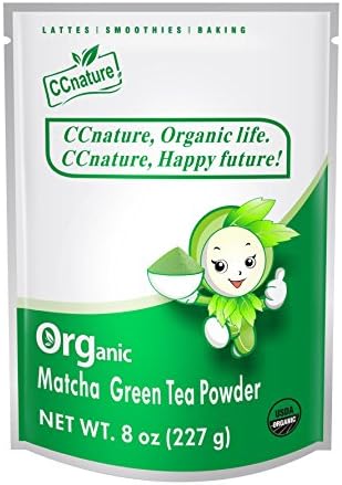 CCnature Organic Matcha Green Tea Powder 8 oz