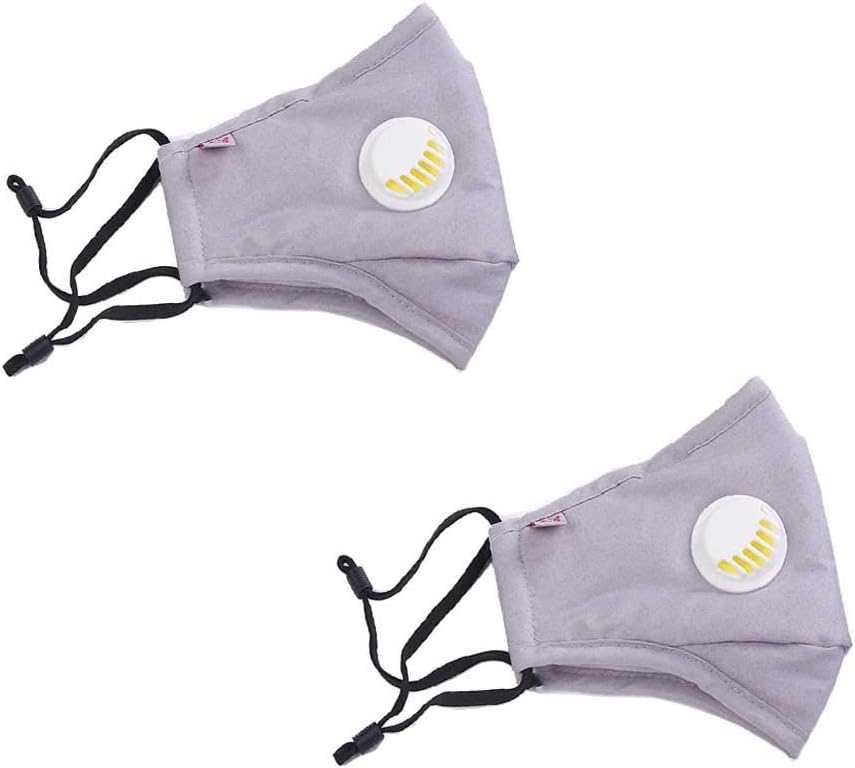 Kangcheng Pollen Mask Cotton Breathing Anti-Dust Reusable Unisex Anti-Pollution Motorcycle Sports Running Cycling Mask-2 PCS