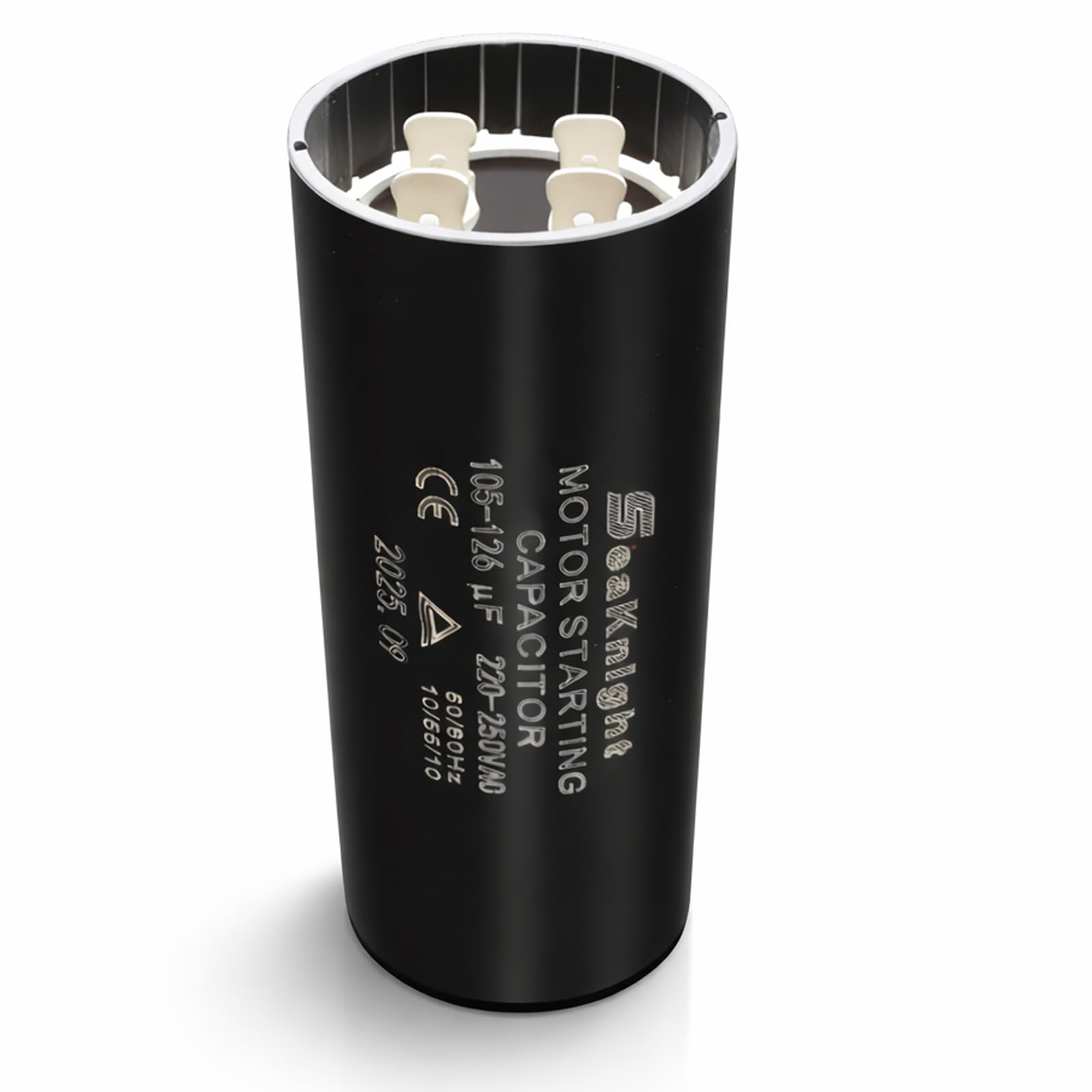 Photo 1 of 105-126 uf MFD Motor Start Capacitor 220-250VAC Replacement for Compatible with Franklin 1HP, 1.5hp and 2HP Well Pump Control Box 2823008110, 2823018110, 2801084915, 2823018310, 2823508110