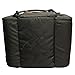 6 Pack Fitness Innovator 500 Meal Prep Management Tote 5 Meal Stealth (Black/Black)
