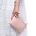 Aitbags Mini Soft PU Leather Wristlet Clutch Crossbody Bag with Chain Strap Cell Phone Purse