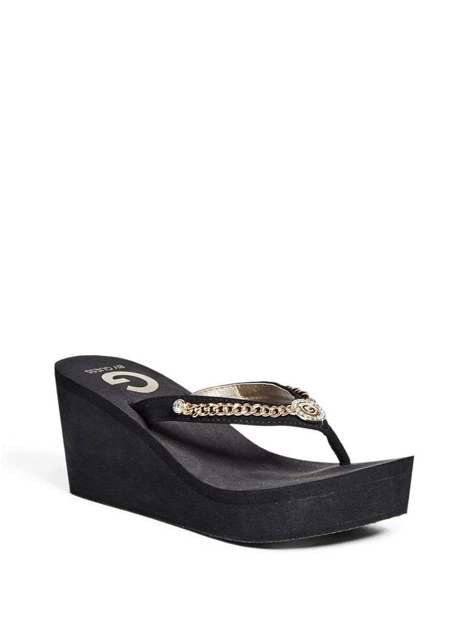 wedge sandals guess