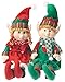 PREXTEX Christmas Posable Plush Elf Adorable Holiday Plush Characters 18” Boy and Girl Plush Elves