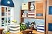 Posprica Collapsible Storage Cube Bins Boxes Basket Containers for Nursery,Office,Closet,11×11, Set of 2, Grey-White Striped