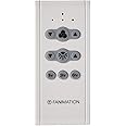 Fanimation CR500 Control Ceiling Fan Remote with Receiver-White, 4.45 x 2.28 x 1.56 inches