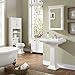 Crosley Furniture Lydia Over The Toilet Storage Cabinet and Bathroom Organizer with Hooks and Shelves, White