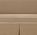 Surefit Cotton Duck Box Cushion Loveseat, Cocoa/Natural