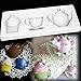 Sharlity Silicone 3D Afternoon Teapot Cup Cake Mould Fondant Decorating