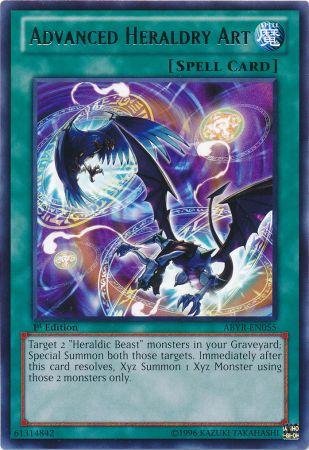 Yu-Gi-Oh! - Advanced Heraldry Art (ABYR-EN055) - Abyss Rising - 1st Edition - Rare