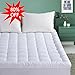 EMONIA Cal King Mattress Pad Cover - Cooling Soft Pillow Top Mattress Cover (Deep Pocket 8