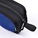 Cable Organizer Case Bag Portable Travel Computer Accessories Organizer Zipper Mesh Pouch for Laptop Mouse, Power Bank, USB, Adapter, Charger-Blue