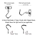 Magnetic Hooks for Cruise Cabins, Home, Office, Classroom, Locker, 40 LB Heavy Duty Neodymium Indoor/Outdoor Magnet Hooks - 8 Pack & 16 Hooks