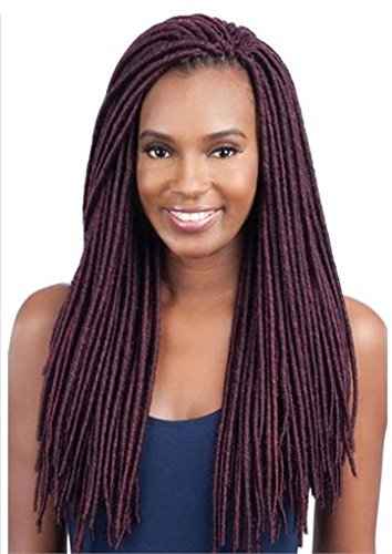 2X MEDIUM SOFT FAUX LOC 18