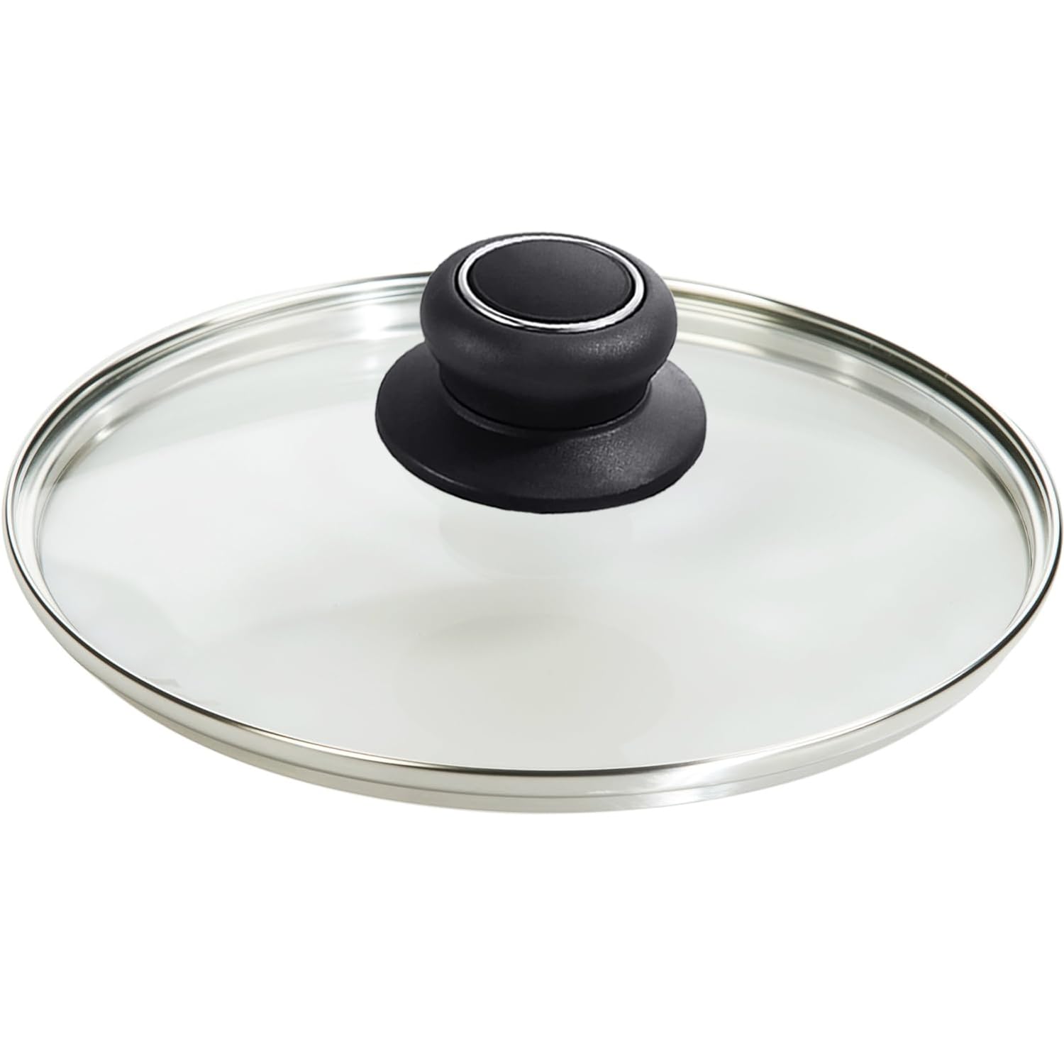 Photo 1 of 7 Inch Pot Lid Tempered Glass Pan Lid - Oven Safe Replacement Glass Lid for Frying Pan Wok Pot Skillet, 7"