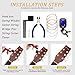 Acoustic Guitar Tools Set NASUM Guitar Accessories Kit Including Tuner,Guitar Strings,String Winder,String Cutter,Picks and Pick Holder,Guitar Bridge Pins,A Must Have for Beginners