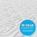 LUCID 8 Inch Gel Infused Memory Foam Mattress - Medium Firm Feel - CertiPUR-US Certified - 10-Year warranty - Twin XL