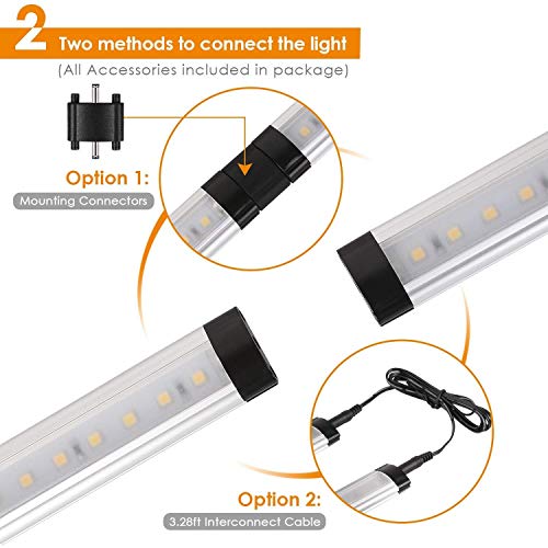 Albrillo Under LED Lighting, 900lm Dimmable Under Counter