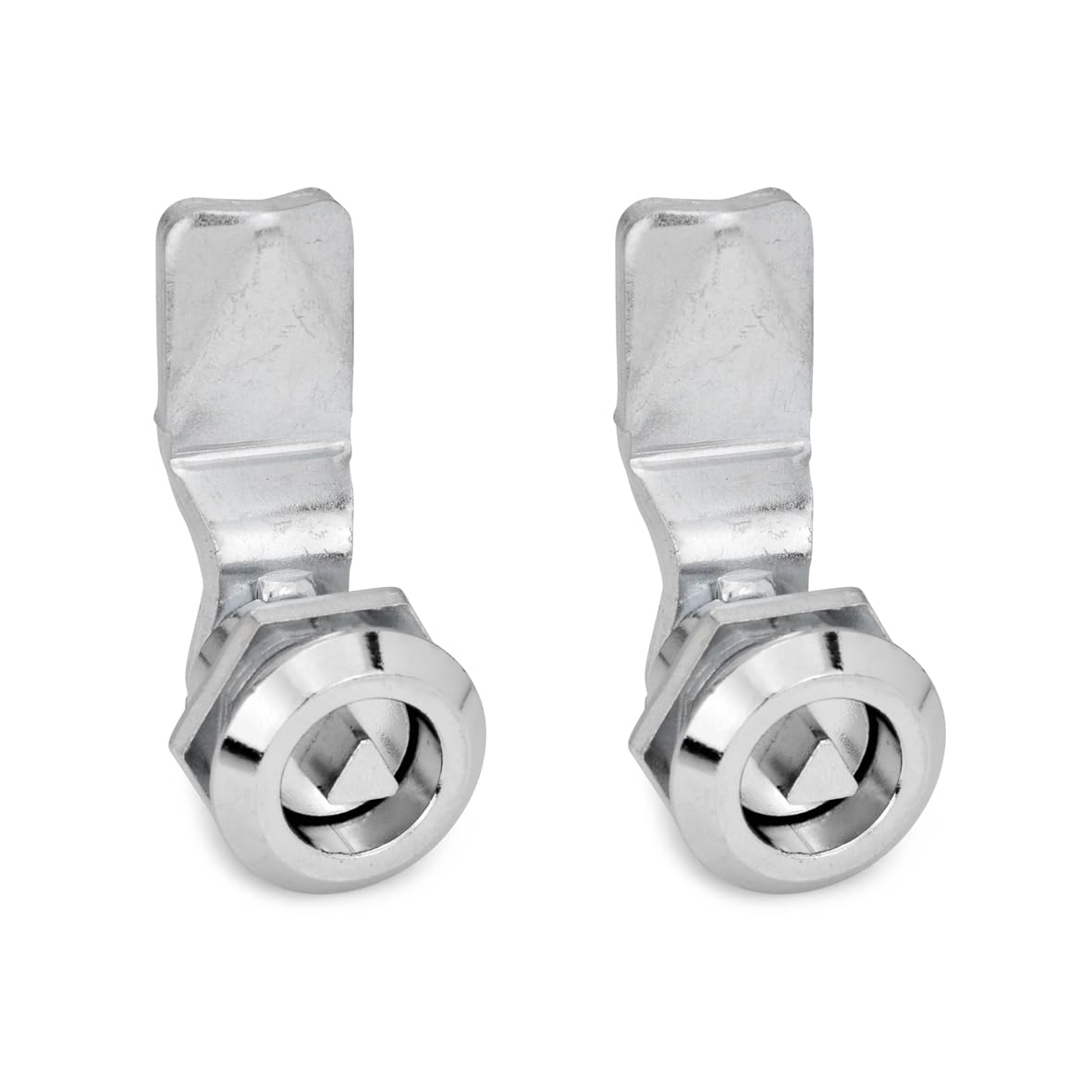 Ganter Standard Elements | Latches with Socket – GN 115 | Use with Triangle, Pack of 2), Silver, GN 115-DK-20