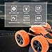 Flyglobal RC Stunt Car for Kids, Remote Control Car Off Road 4WD 2.4Ghz Rechargeable RC Car Double Sided Rotating 360 Degree Flips High Speed Racing Car Kids Toy Cars for Boys Girls Gifts Orange