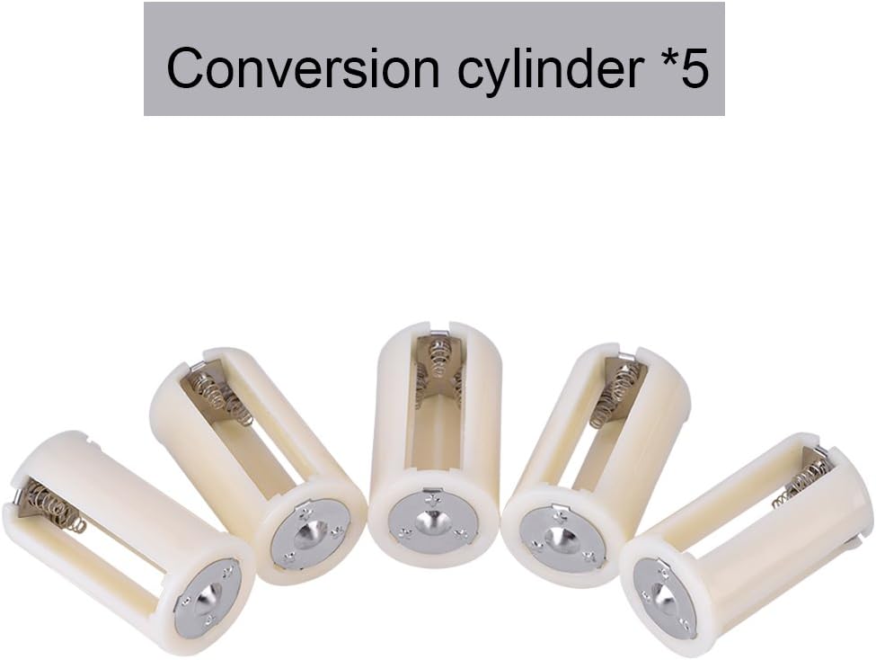 5 PCS 3x AA to D Battery Converter, 3 AA Slots Battery Adapter Parallel Battery Case Holder - Image 5