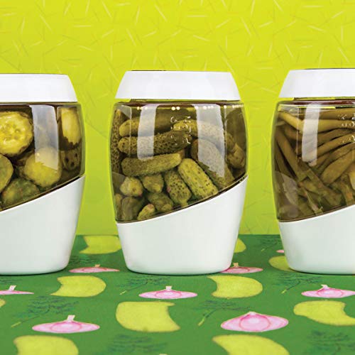 Mortier Pilon - 2L Glass Fermentation Crock + FREE Recipe Book – Make Easy Homemade Fermented Foods (kimchi, pickles, sauerkraut, organic vegetables)