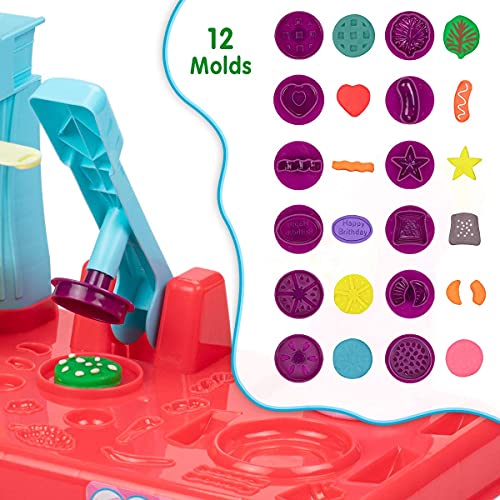 UNIH Play Dough Set for Toddlers, Play Dough Tool Kit Kitchen Creations