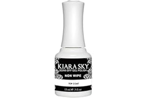 Kiara Sky Professional Nails LED UV Soak off Gel Polish Non Wipe Top Coat