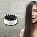 Magnifeko Hair straightening Brush Professional Comb Ceramic straighter for hair styling (white)